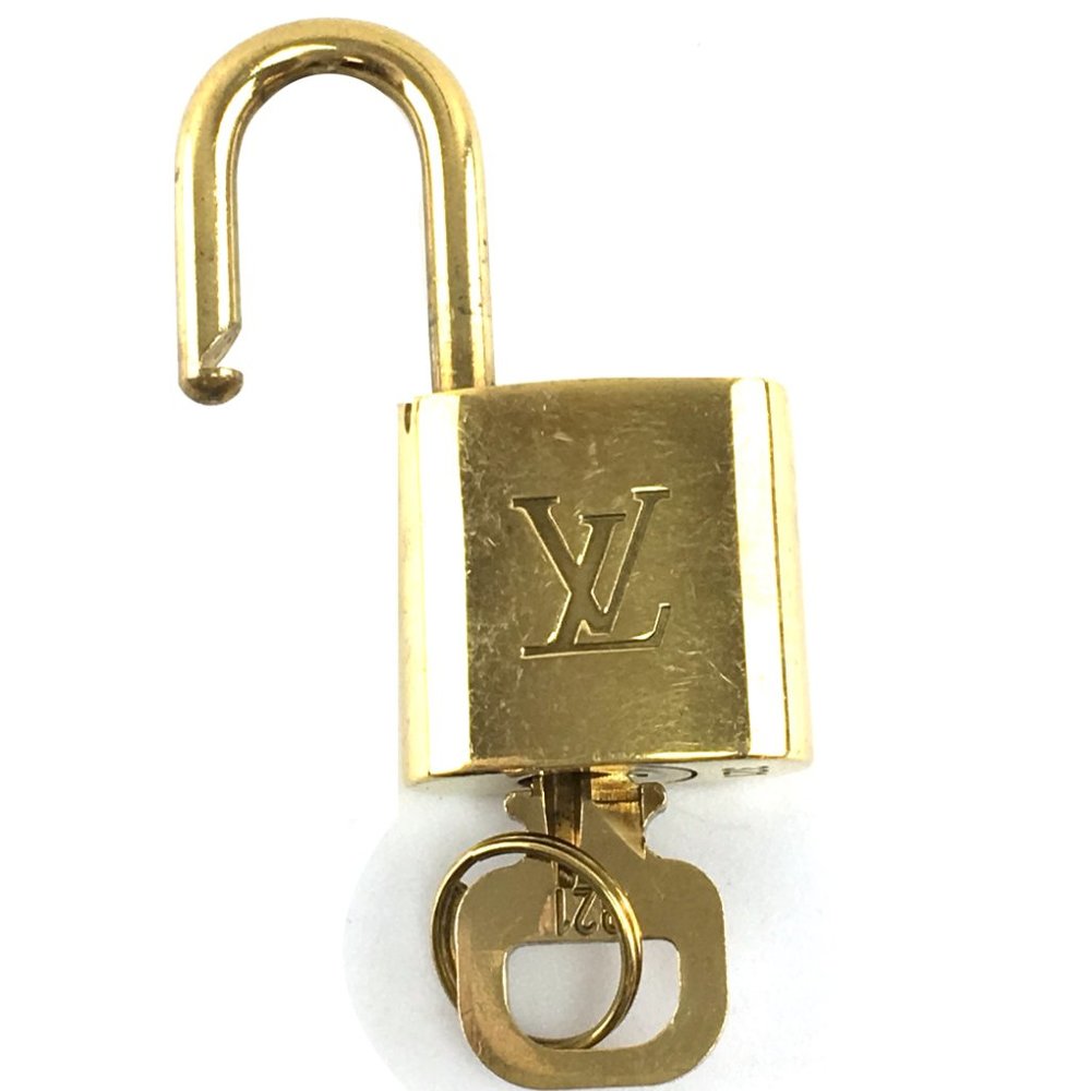 Louis Vuitton Gold Keepall Speedy Lock Key Set#321 - Picture 3 of 5